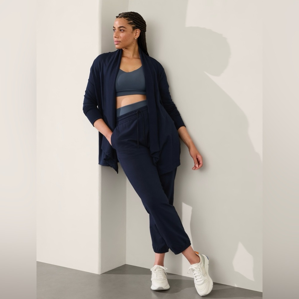 Athleta Pranayama Restore Wrap // Navy - Picture 6 of 8